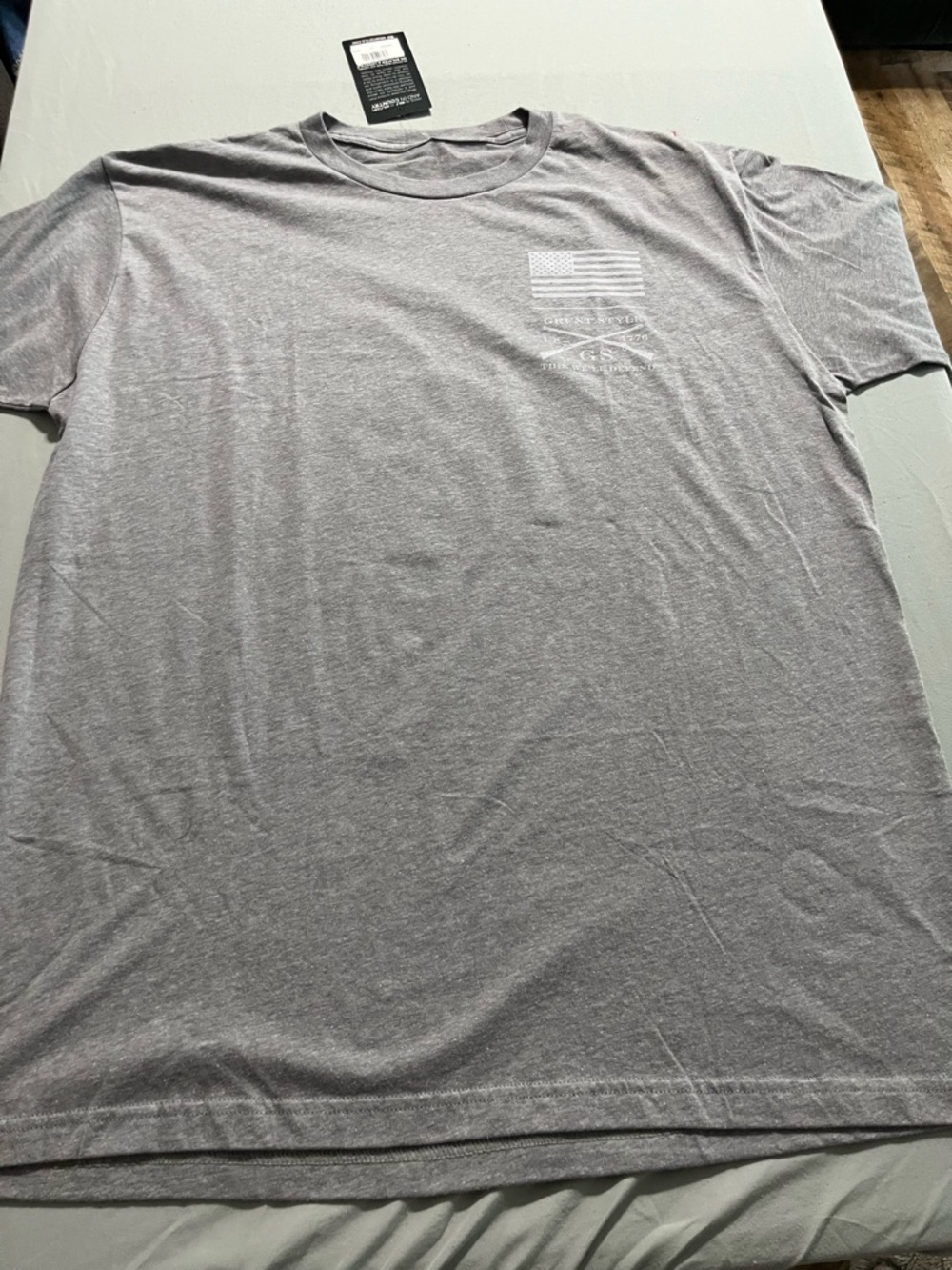 Men's Grey Grunt Style XL Crew Neck T-Shirt